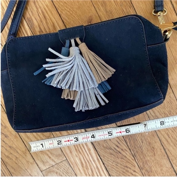 Rebecca Minkoff Blue Tassel Crossbody Bag - Picture 10 of 14